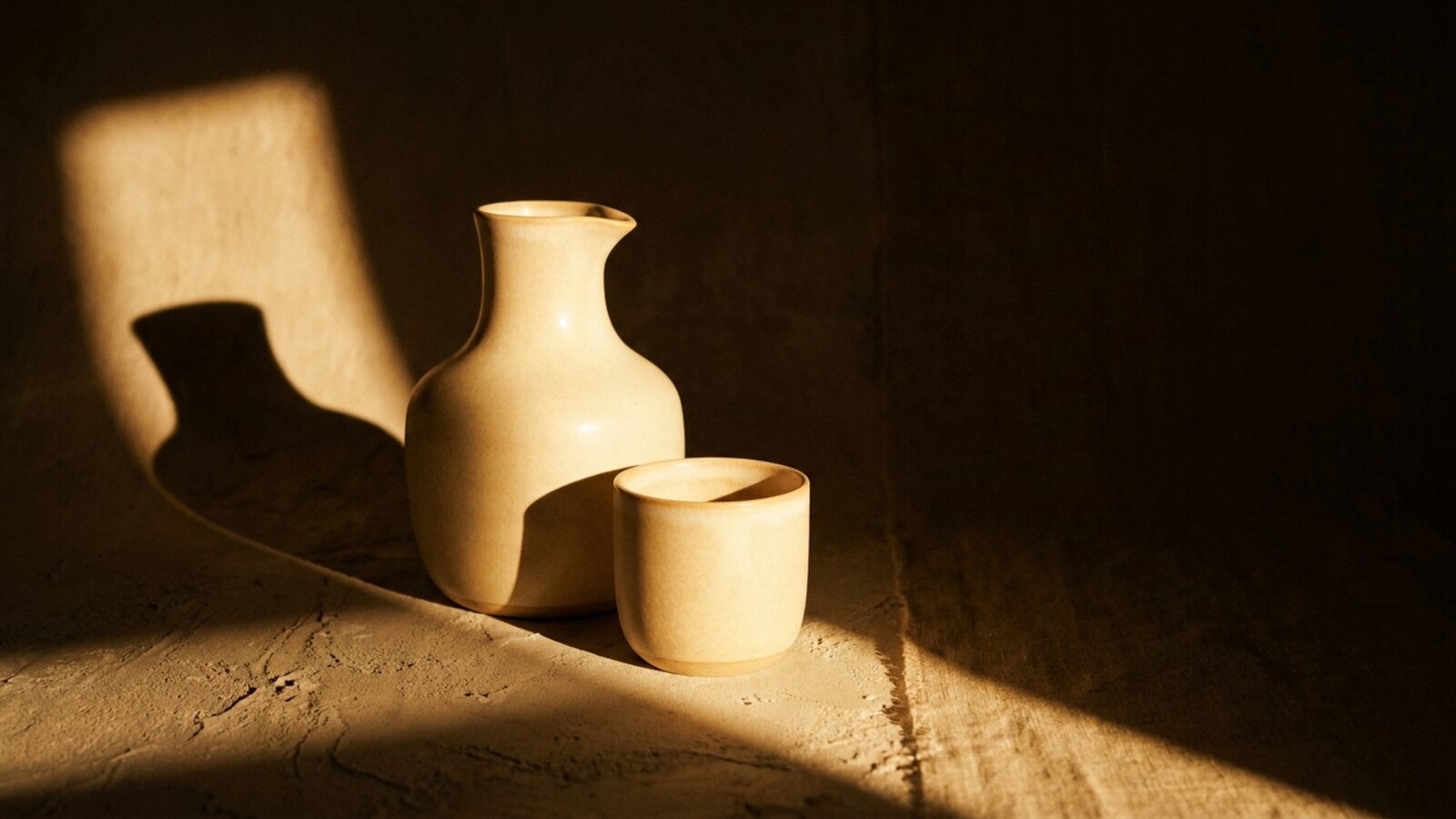 Stoneware Carafe